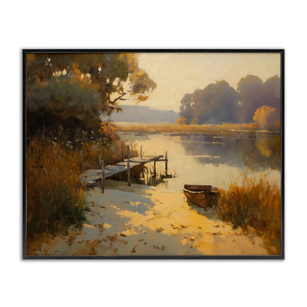 Stupell Industries Golden Hour in Autumn Framed Giclee, design by Arlington Prints
